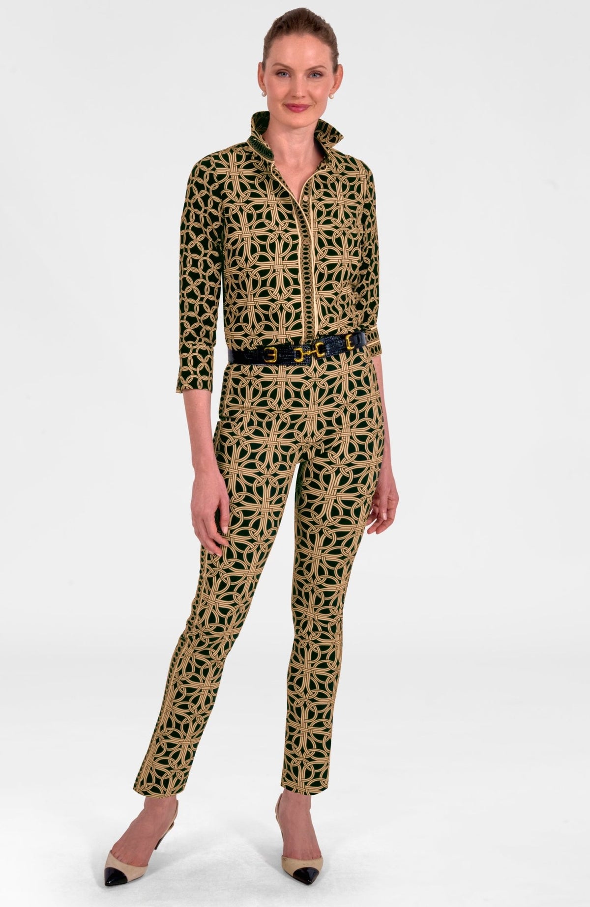 Boyfriend Shirt - Ring Toss Black