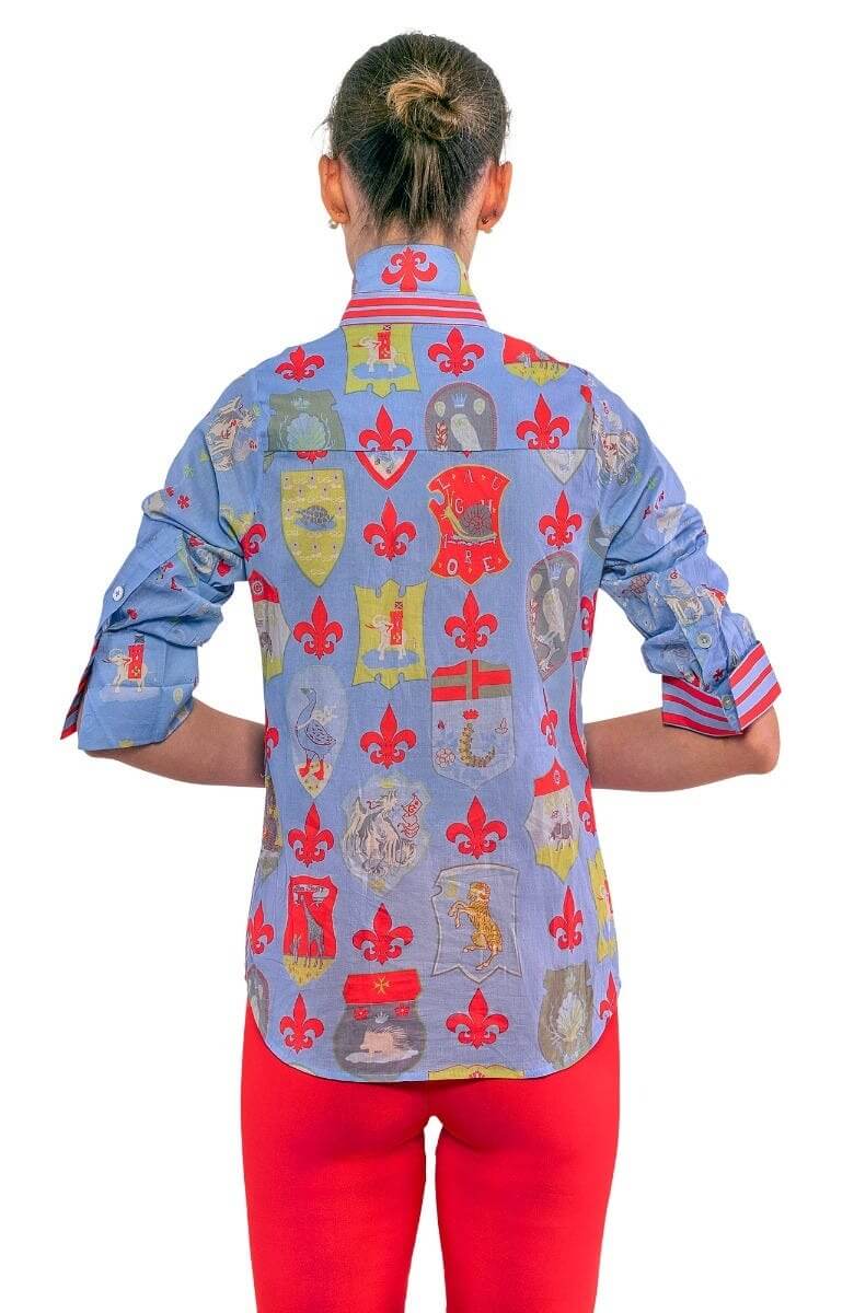 Boyfriend Shirt - Siena - Final Sale Periwinkle