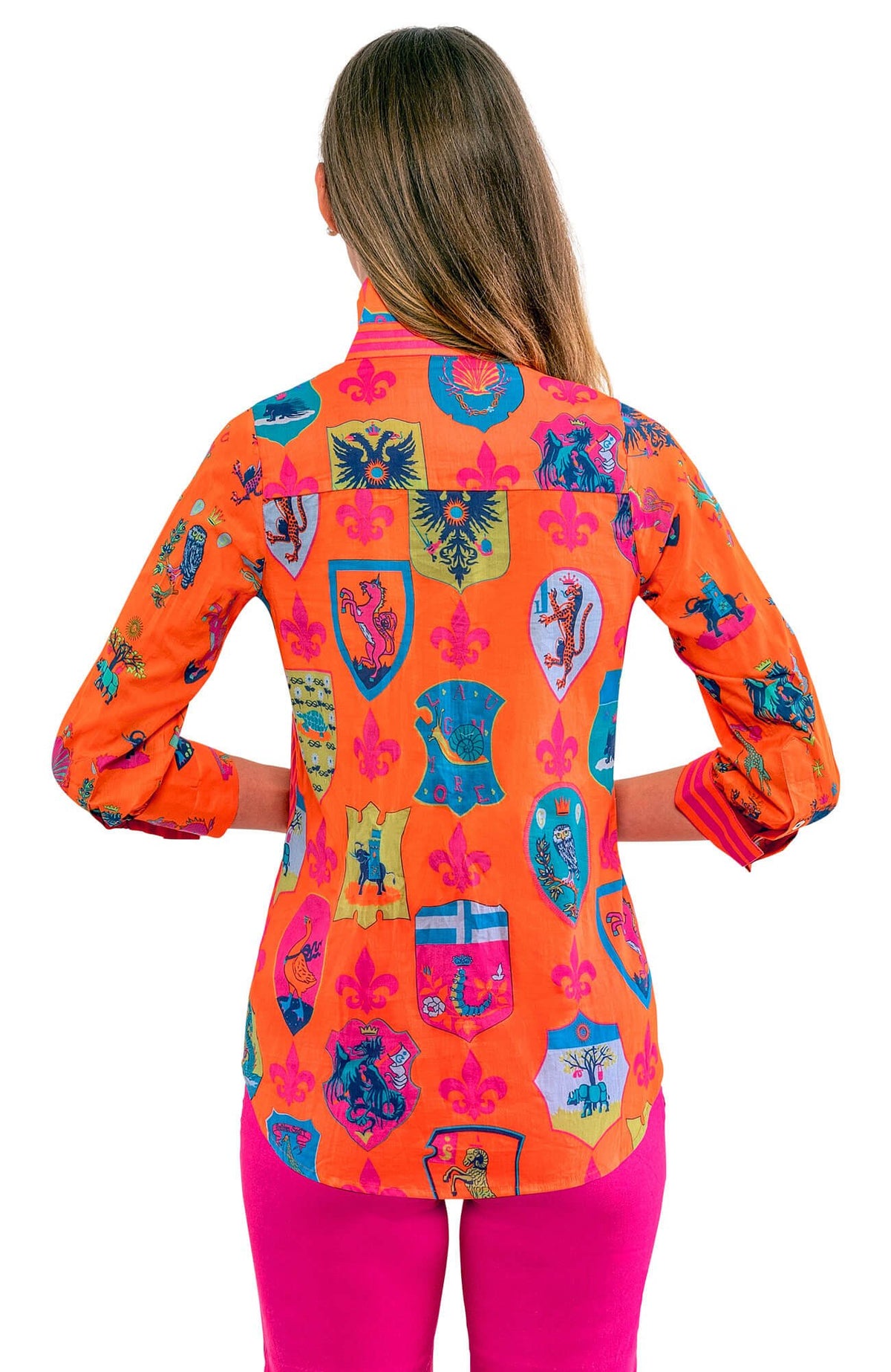 Boyfriend Shirt - Siena - Final Sale Coral