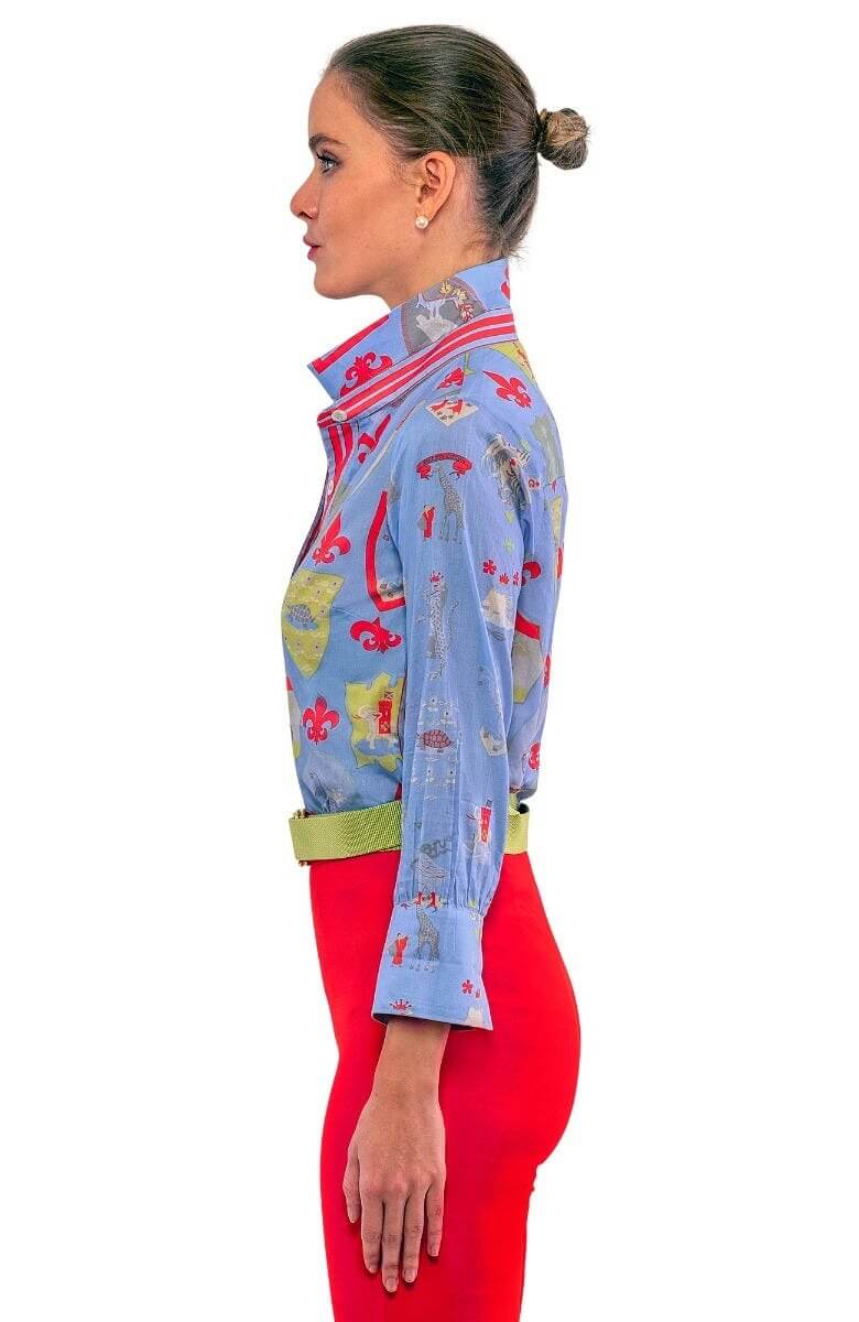 Boyfriend Shirt - Siena - Final Sale Periwinkle