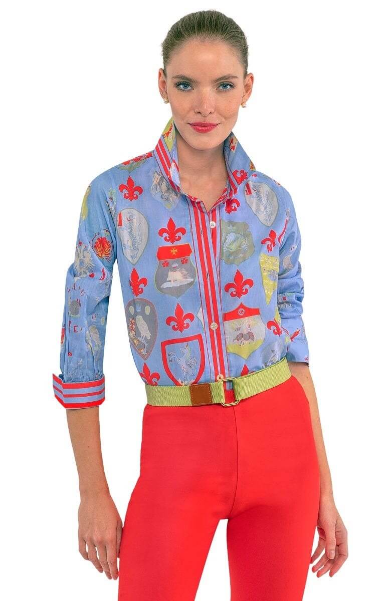 Boyfriend Shirt - Siena - Final Sale Periwinkle