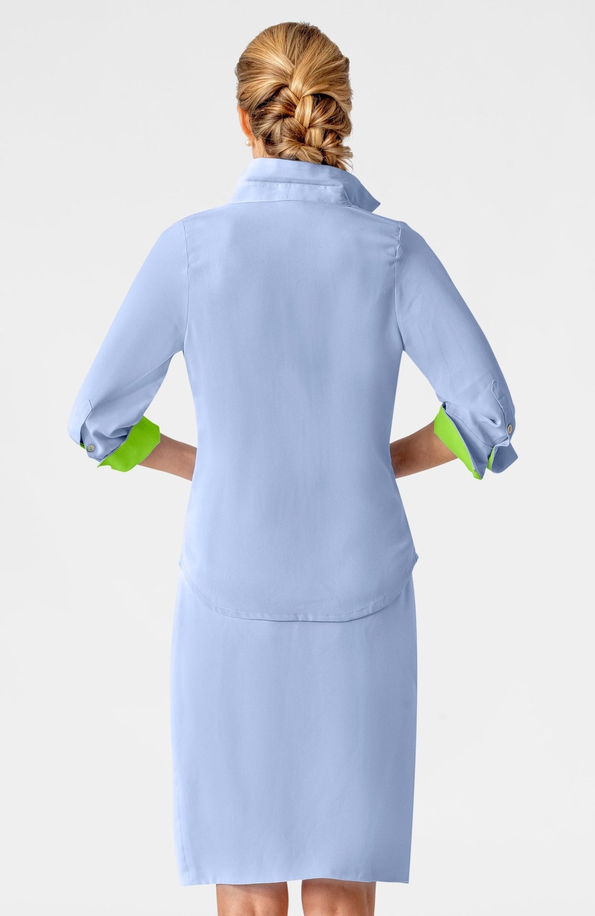 Boyfriend Shirt - Silky Heaven Periwinkle