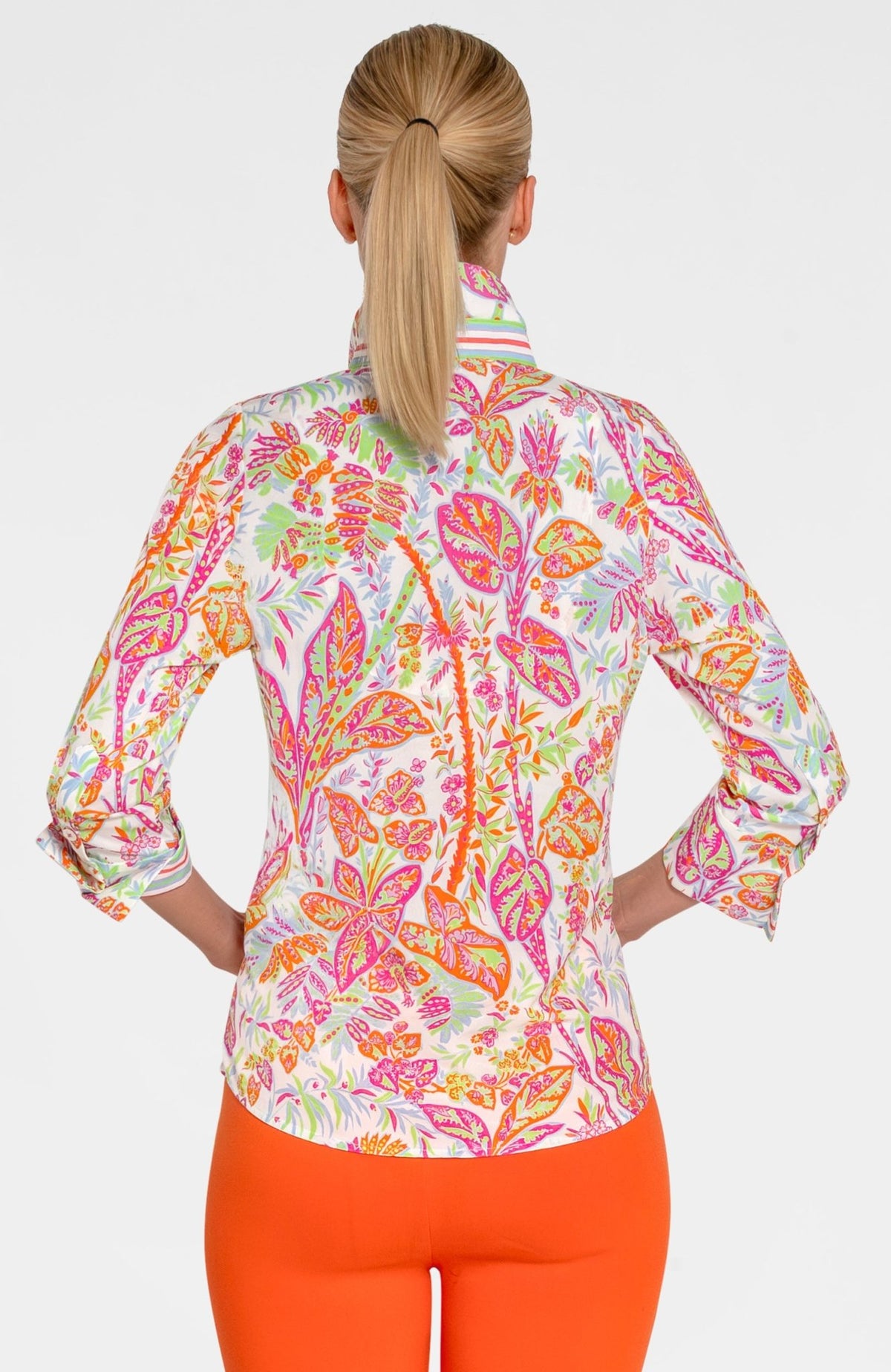 Boyfriend Shirt - Vintage Vines Brights