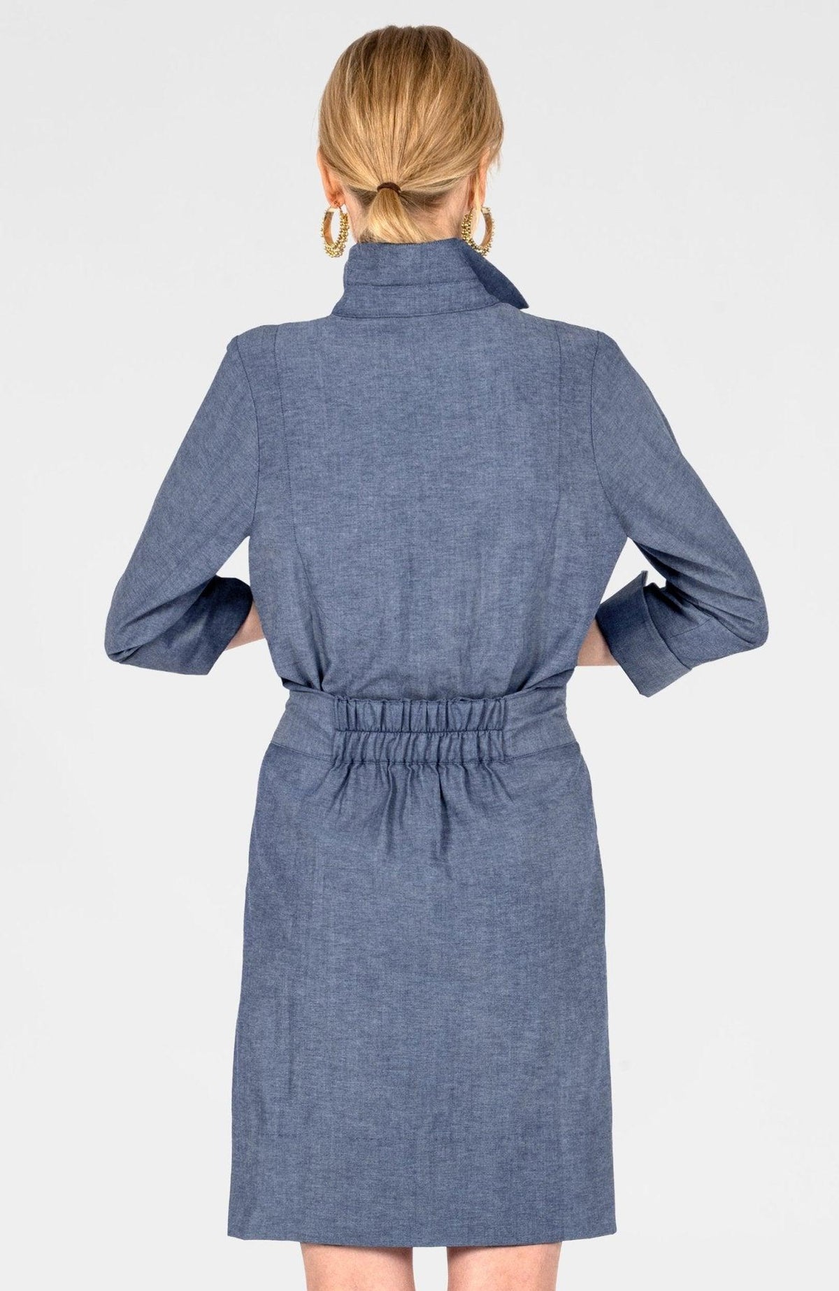 Breezy Blouson - Chambray Chambray