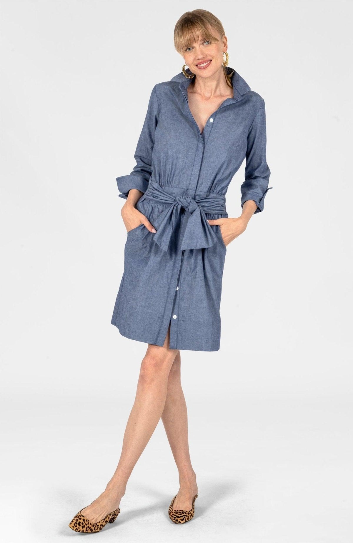 Breezy Blouson - Chambray Chambray