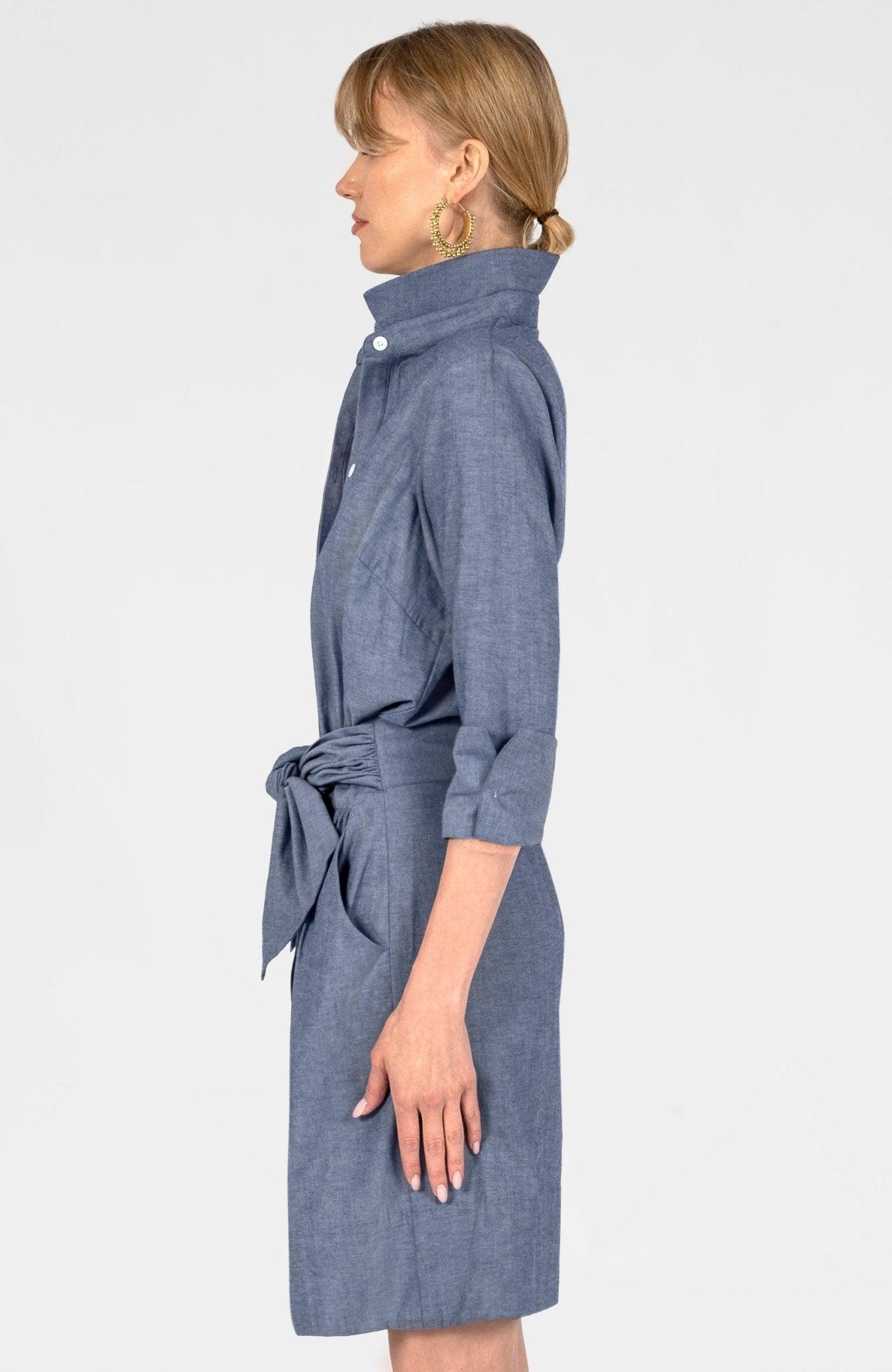 Breezy Blouson - Chambray Chambray