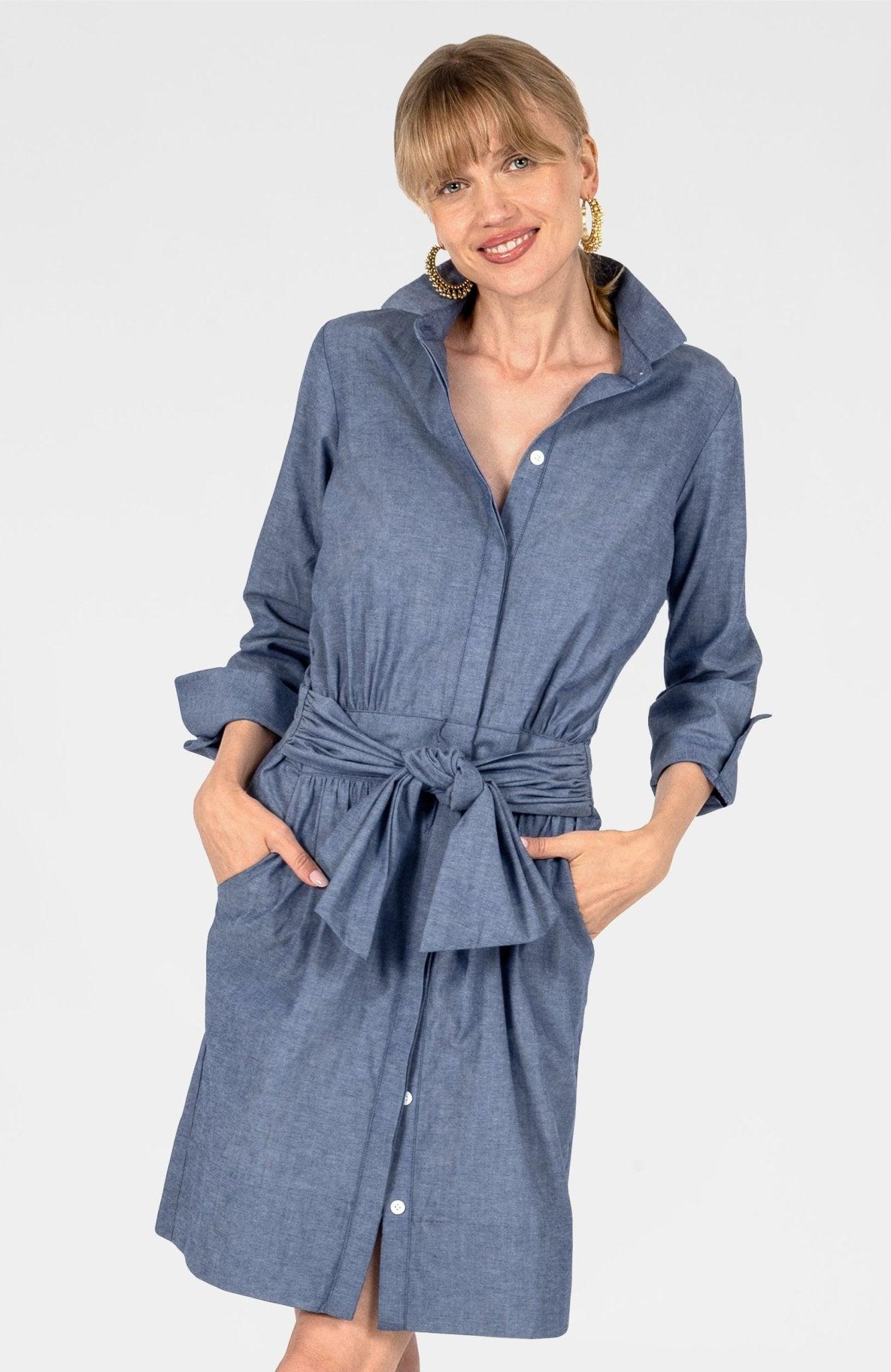 Breezy Blouson - Chambray Chambray