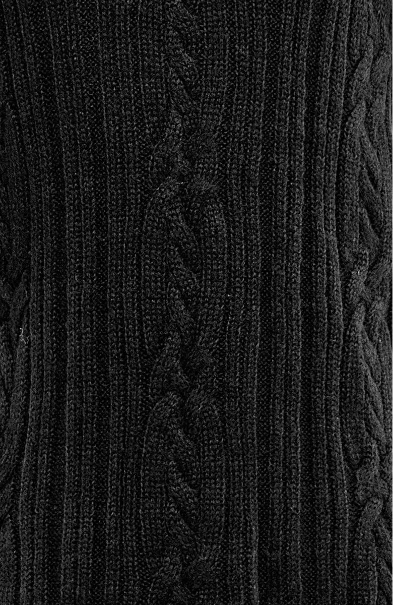 Cable Car Sweater Black