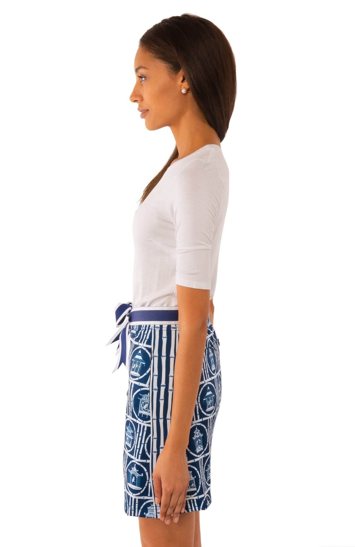 Jersey Skippy Skort - Bird Palace - Final Sale Navy