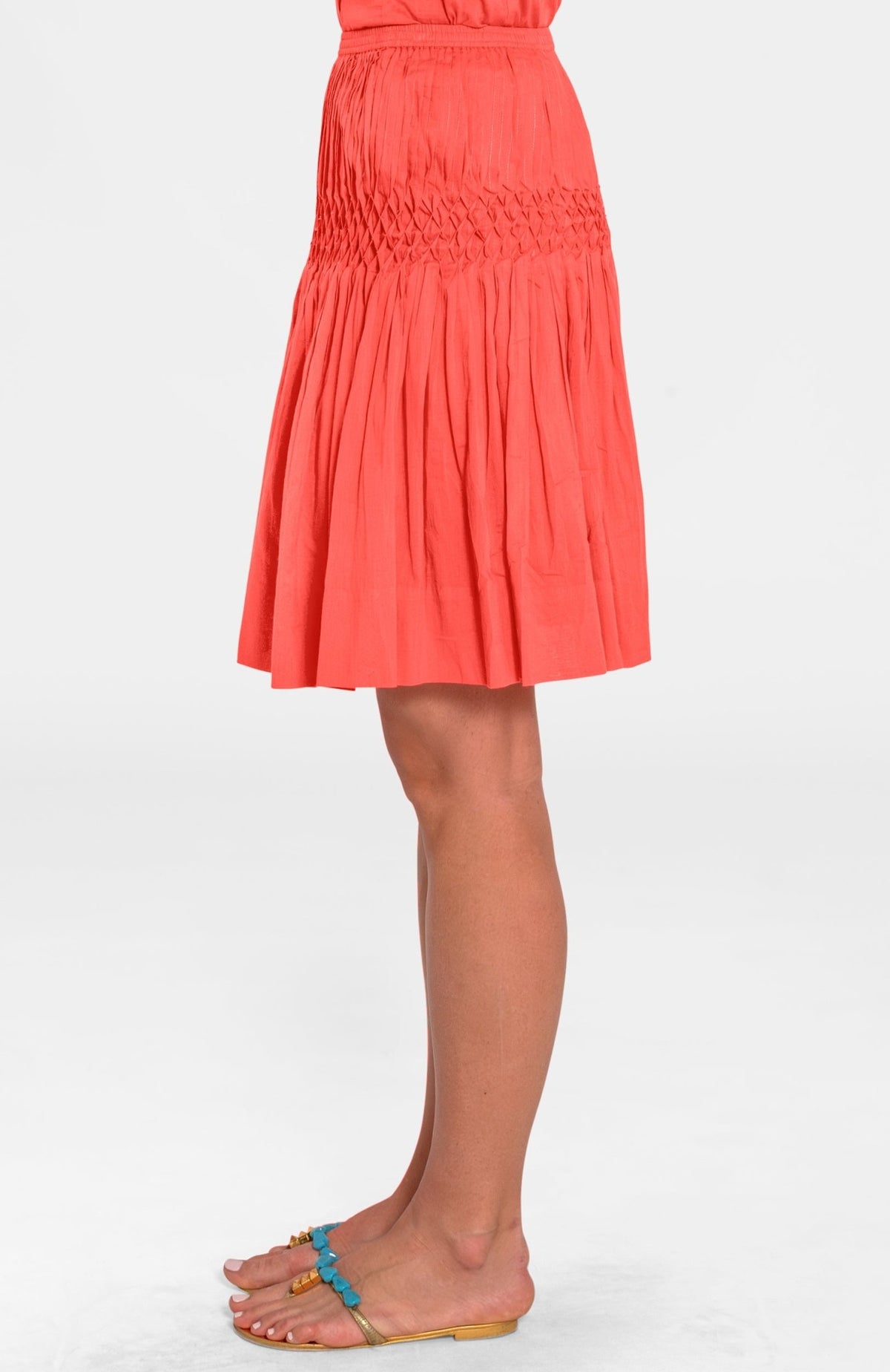 Ceres Goddess Of Earth Skirt - Roman Goddess Coral