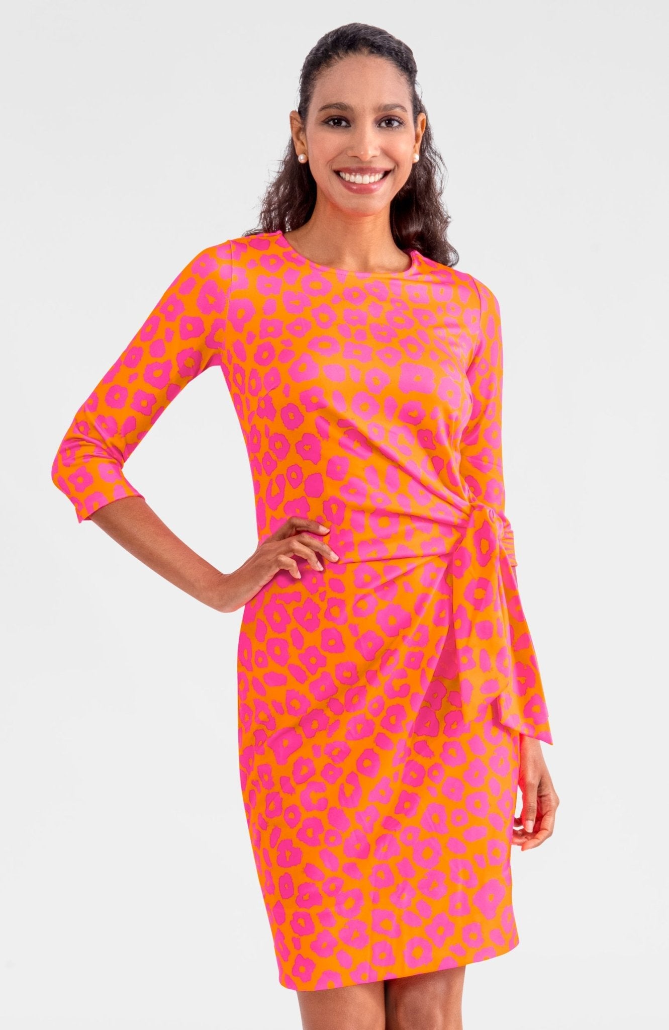 Cinch & Tie Dress - Me Jane - Final Sale