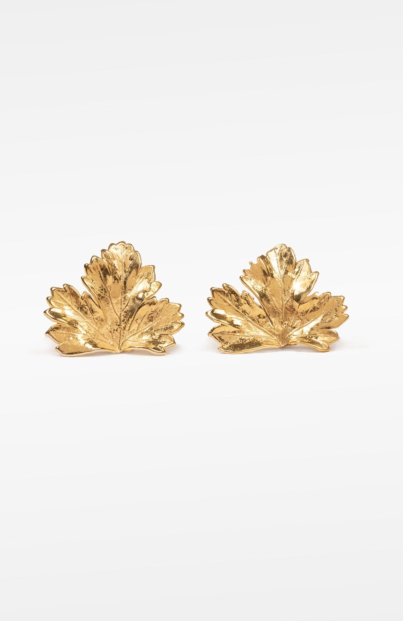 Claude Lalanne Gold-Plated Leaf Clip-On Earrings Gold One Size
