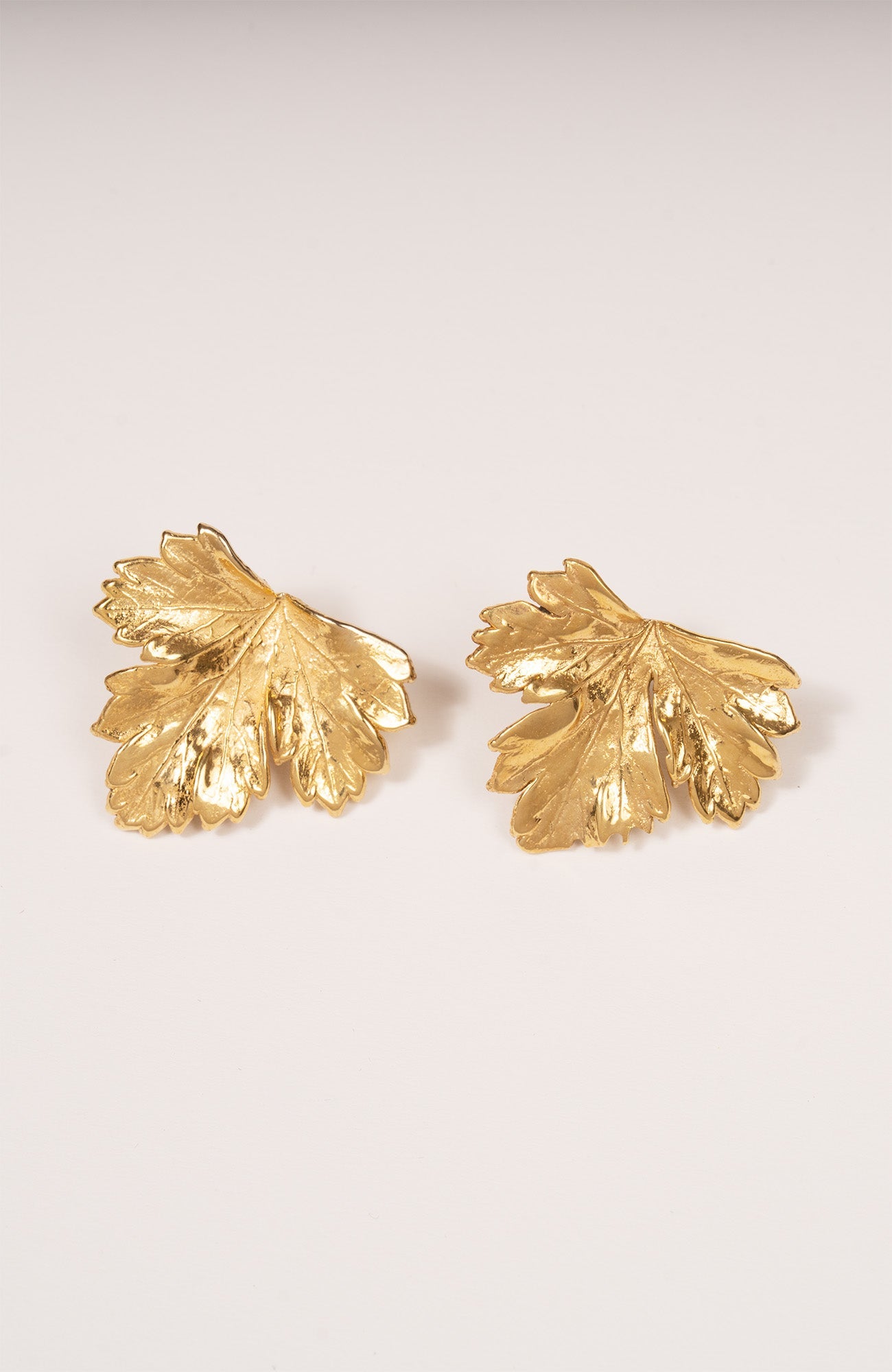 Claude Lalanne Gold-Plated Leaf Clip-On Earrings Gold One Size