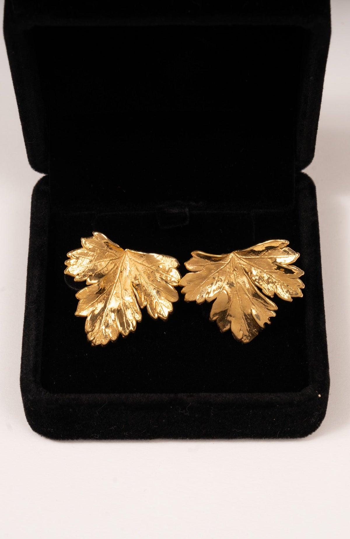 Claude Lalanne Gold-Plated Leaf Clip-On Earrings