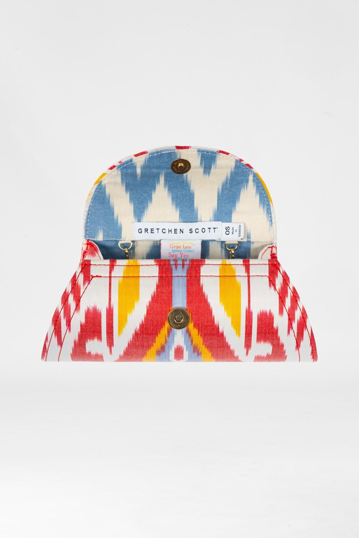 Clutch Bag - Iridescent Ikat Multi One Size
