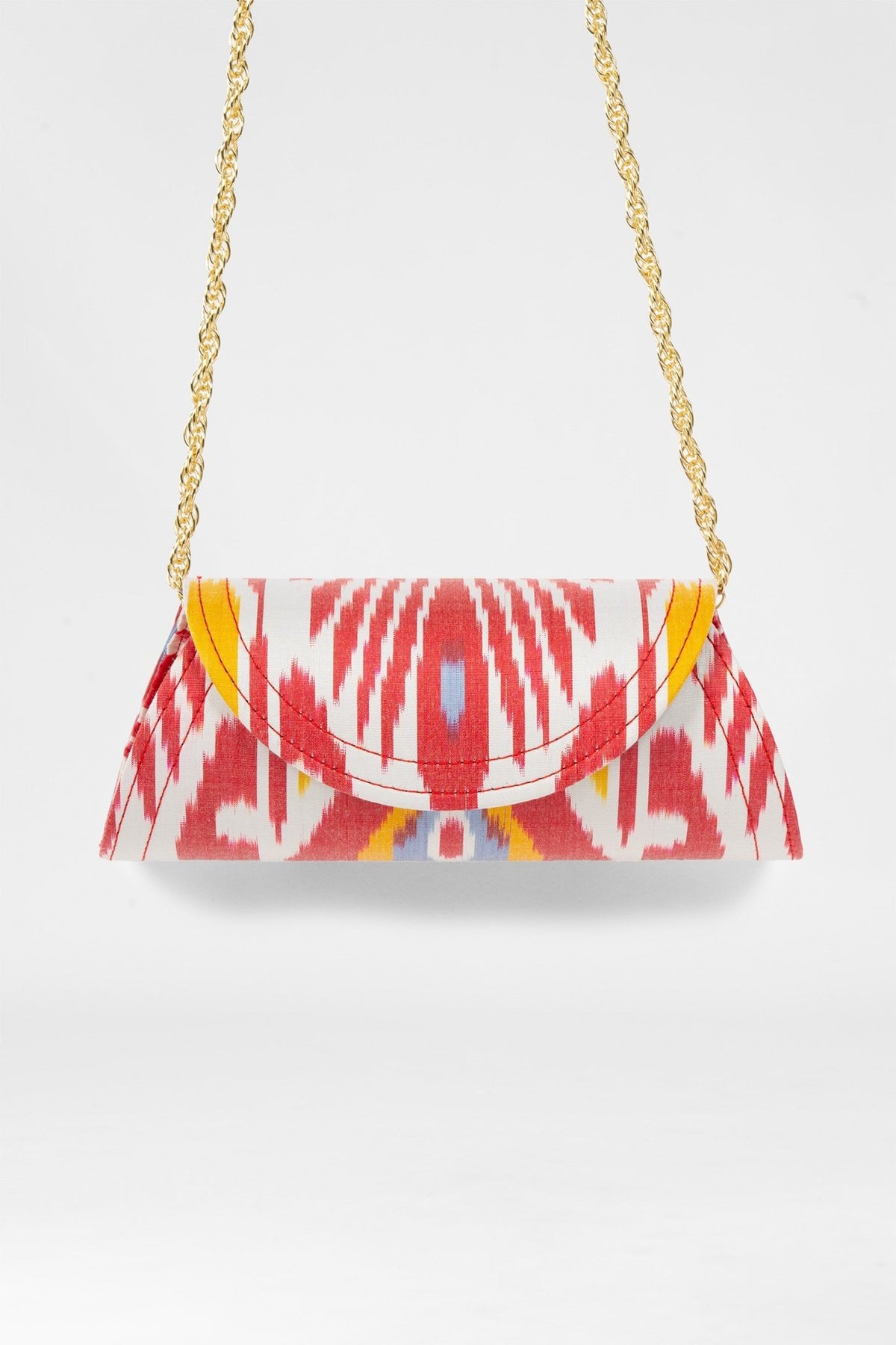 Clutch Bag - Iridescent Ikat Multi One Size