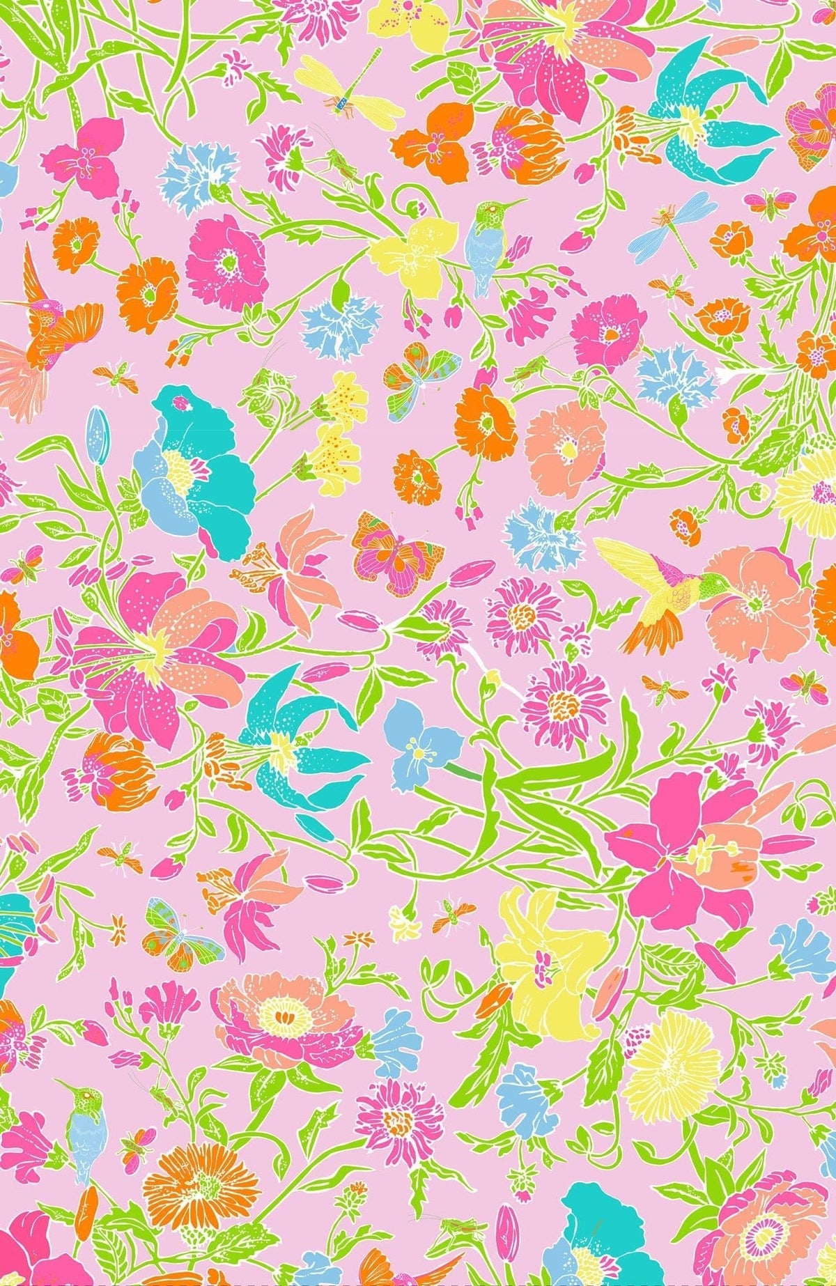 Cotton Boyfriend Shirt - Birds & the Bees - Final Sale Pale Pink