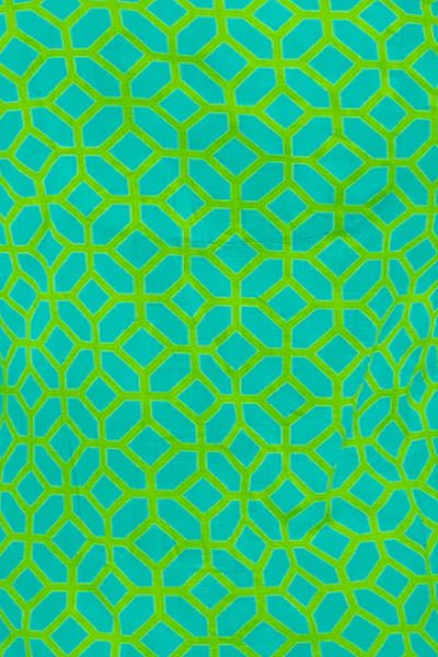 Cotton Boyfriend Shirt - Lucy In The Sky With Diamonds - Final Sale Turquoise