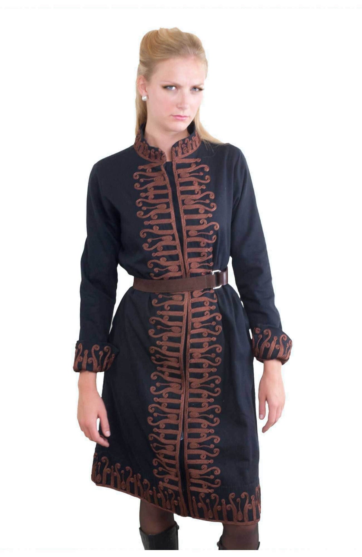 Cotton Coat - Twill Pasha Black