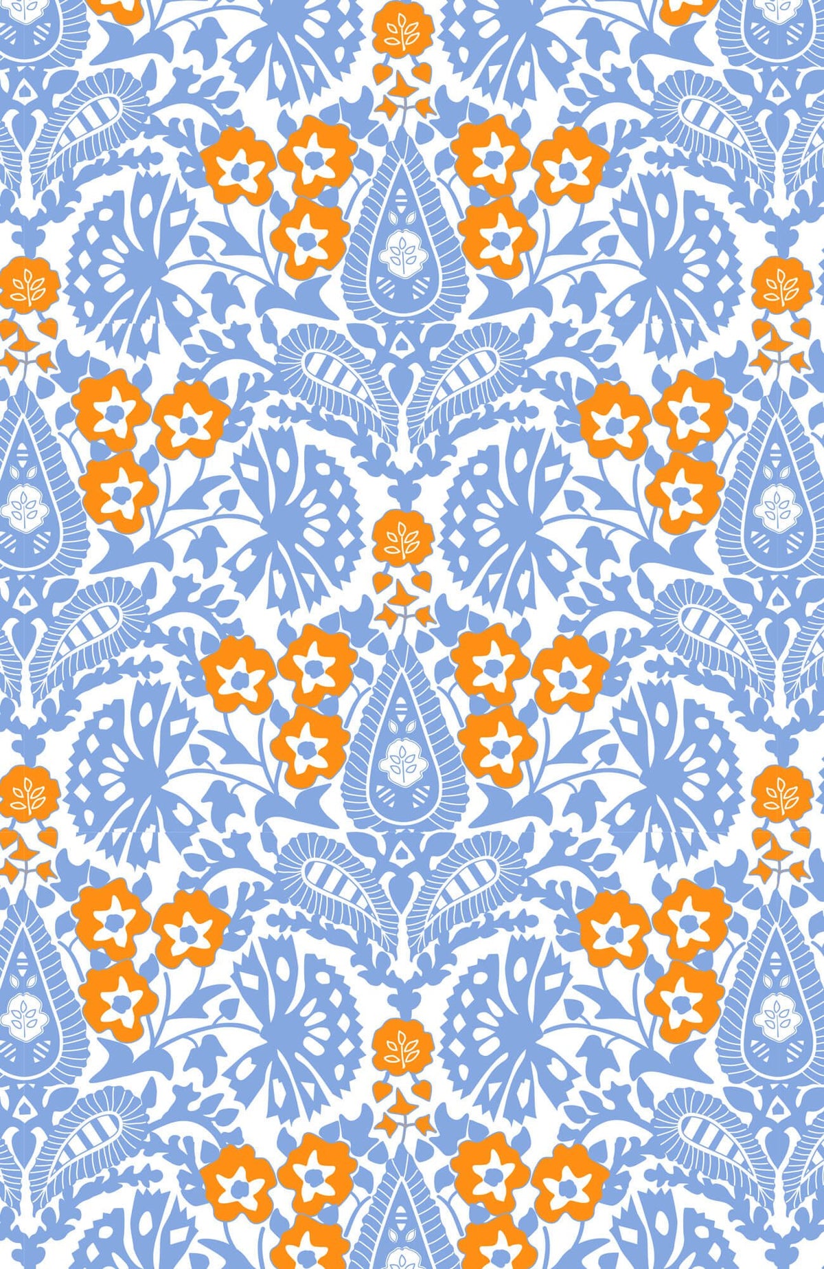 Cotton Flirt Dress - East India - Final Sale Periwink Orange