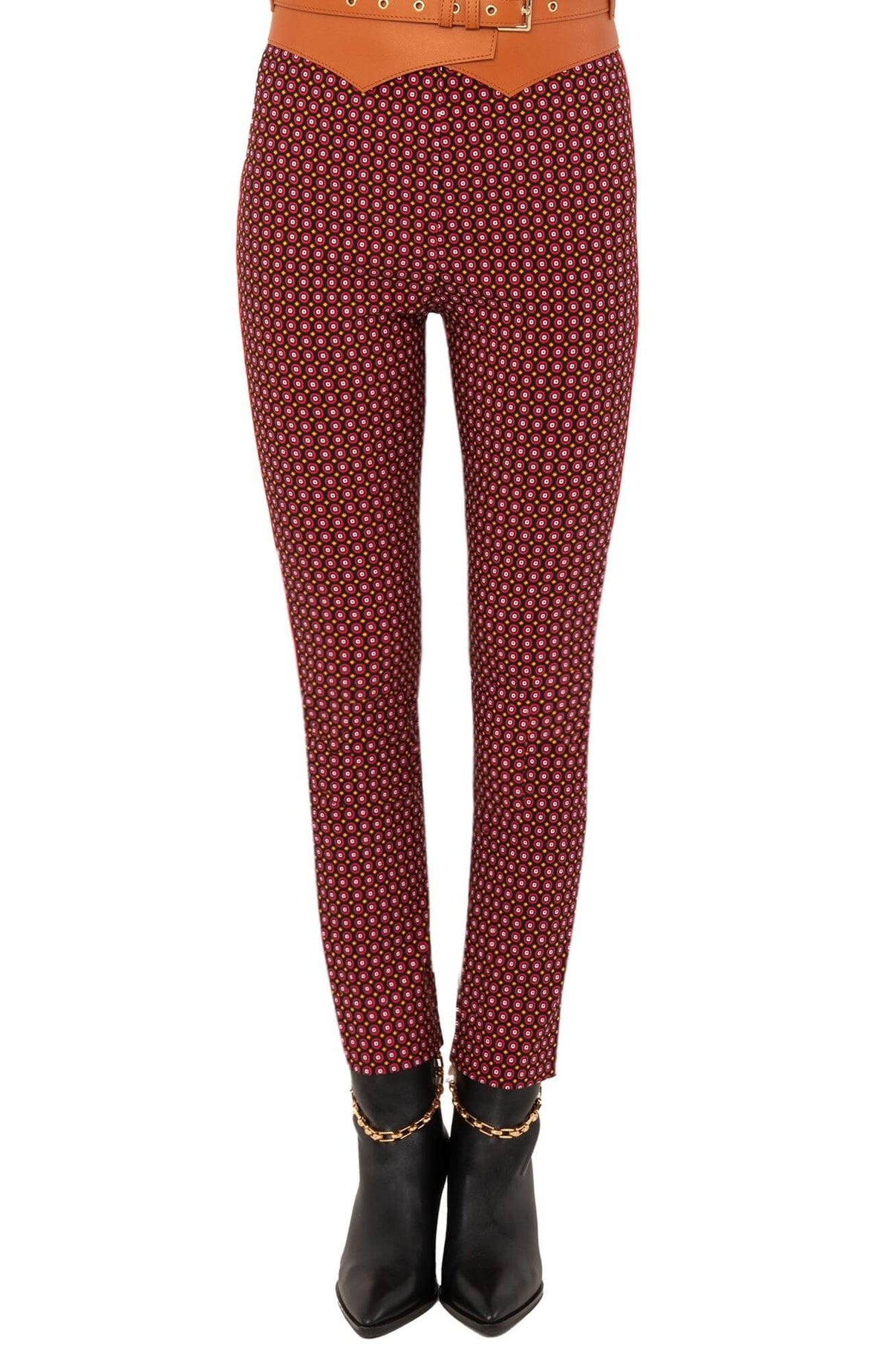 Cotton / Spandex Pants - Foulardio - Final Sale Red