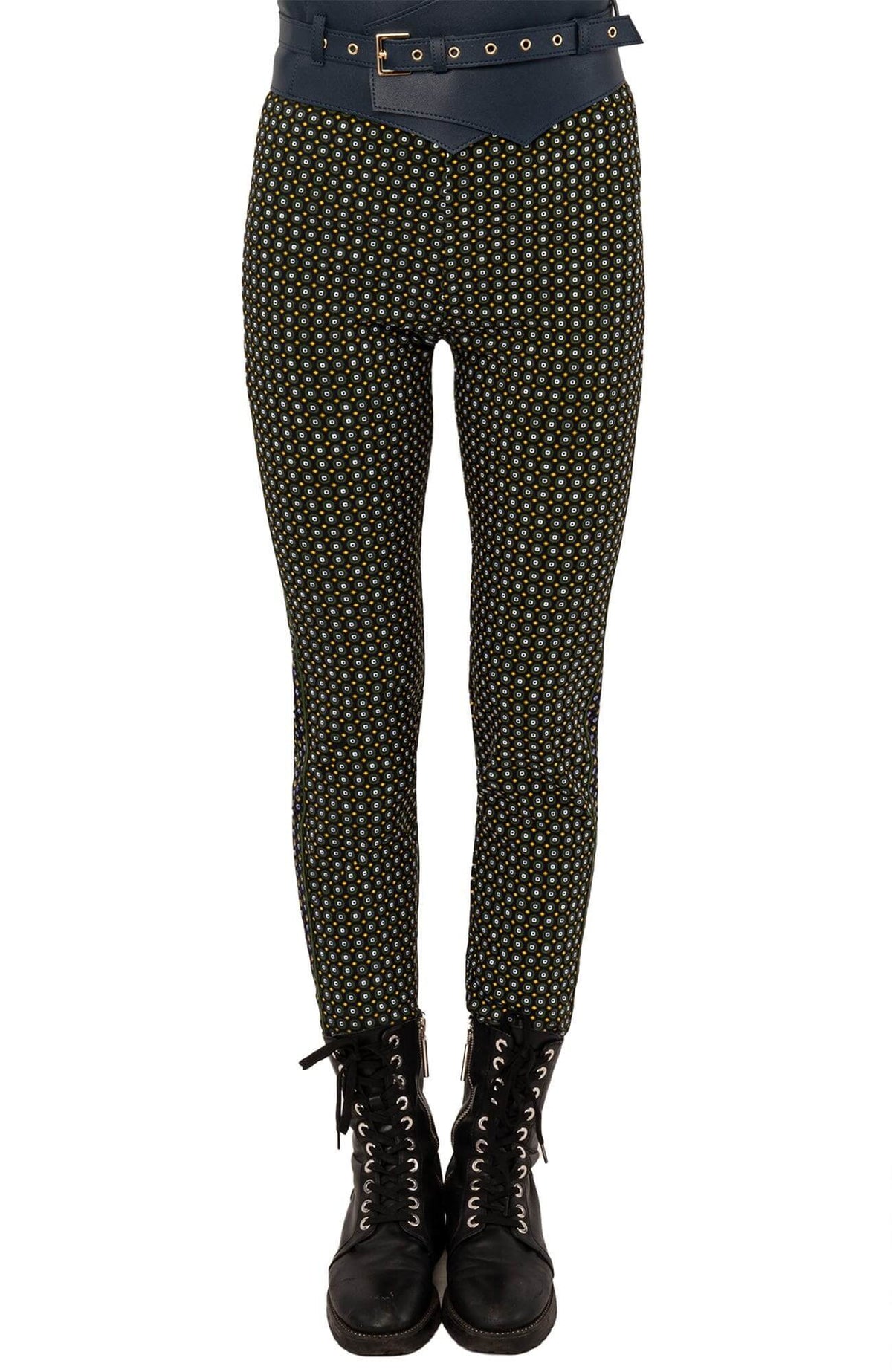 Cotton / Spandex Pants - Foulardio - Final Sale Green