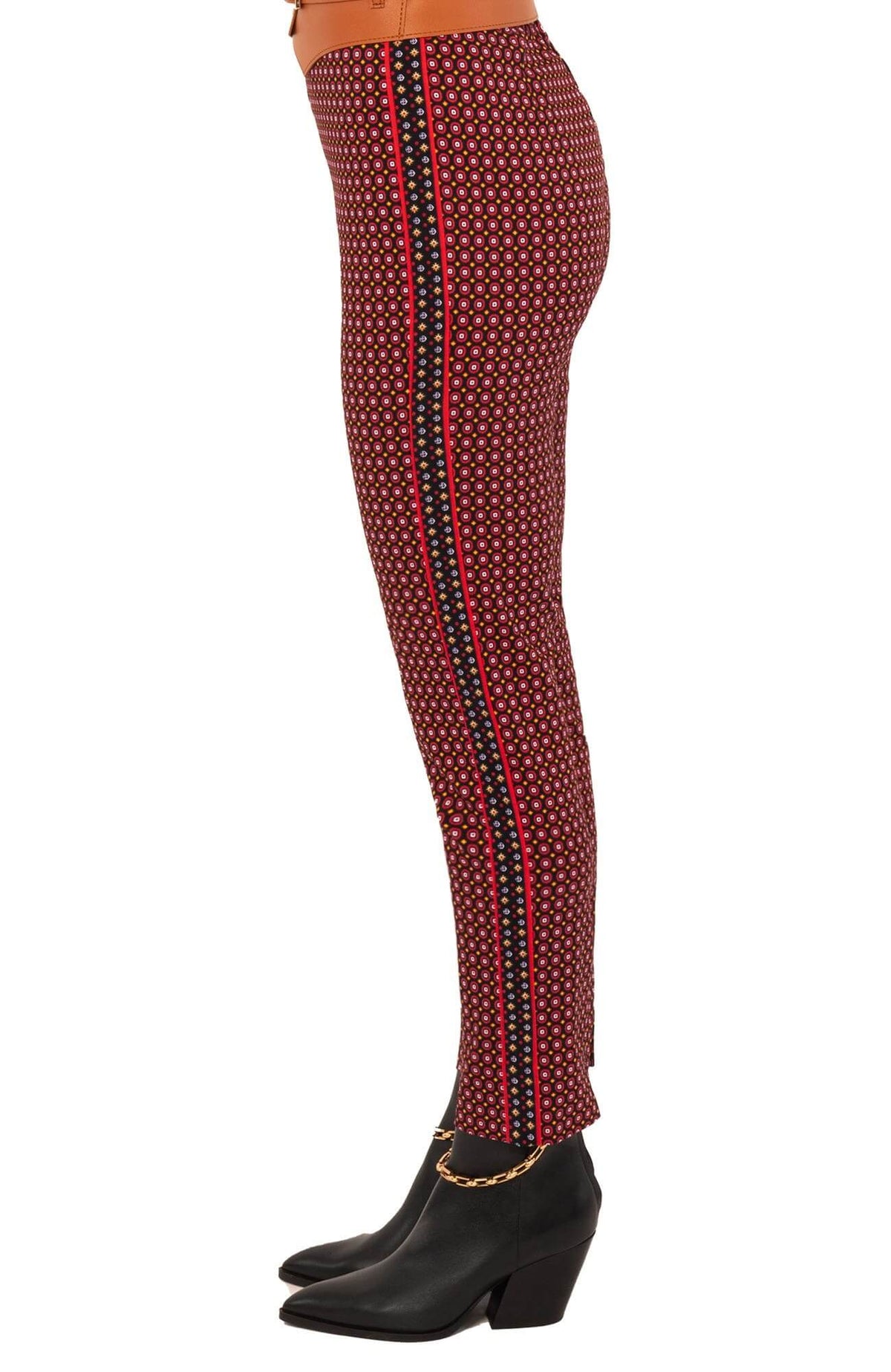 Cotton / Spandex Pants - Foulardio - Final Sale Red
