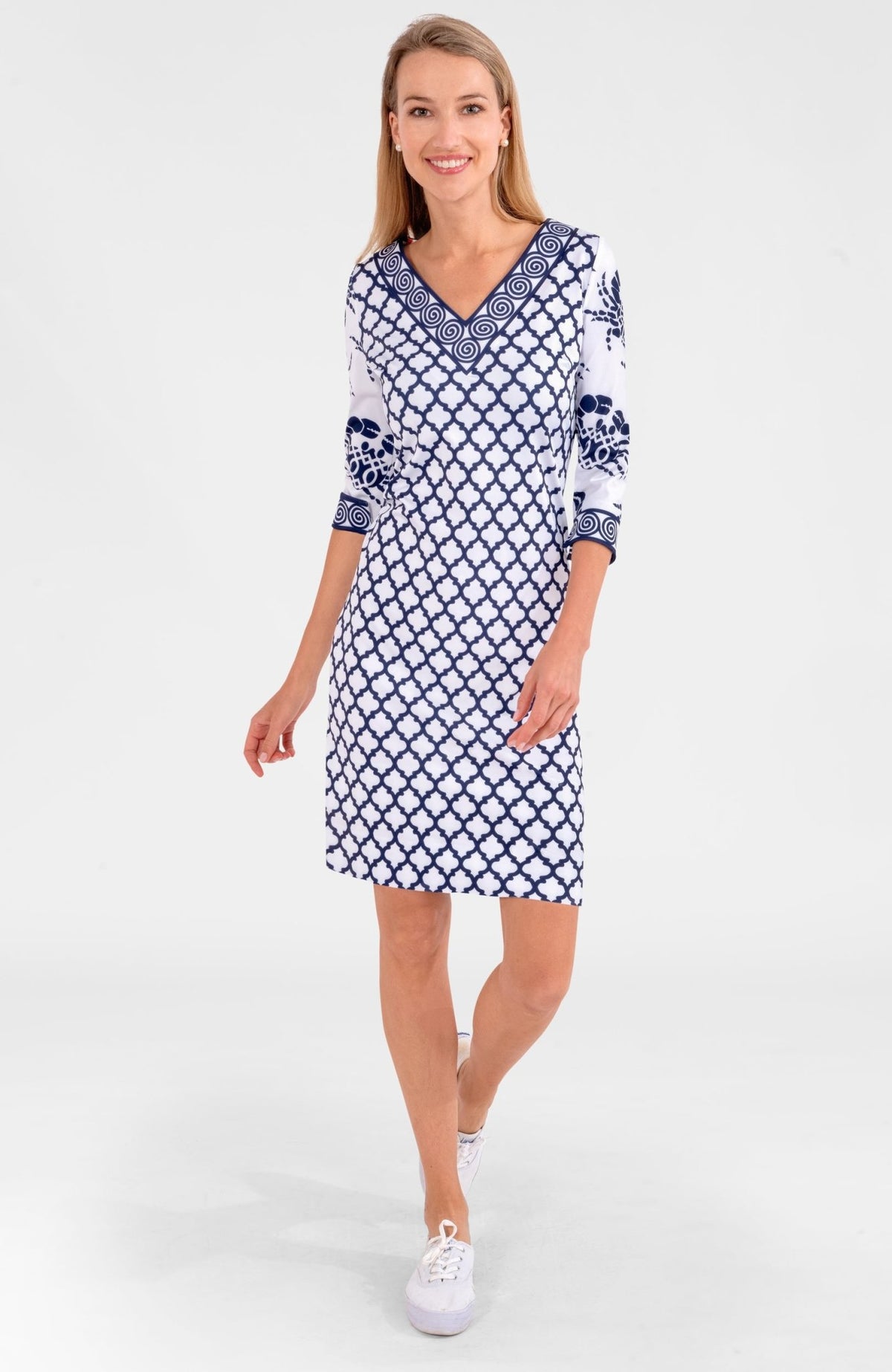 Crab Soup Dress Navy