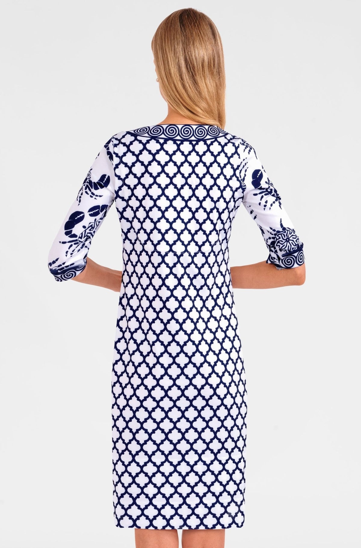 Crab Soup Dress Navy