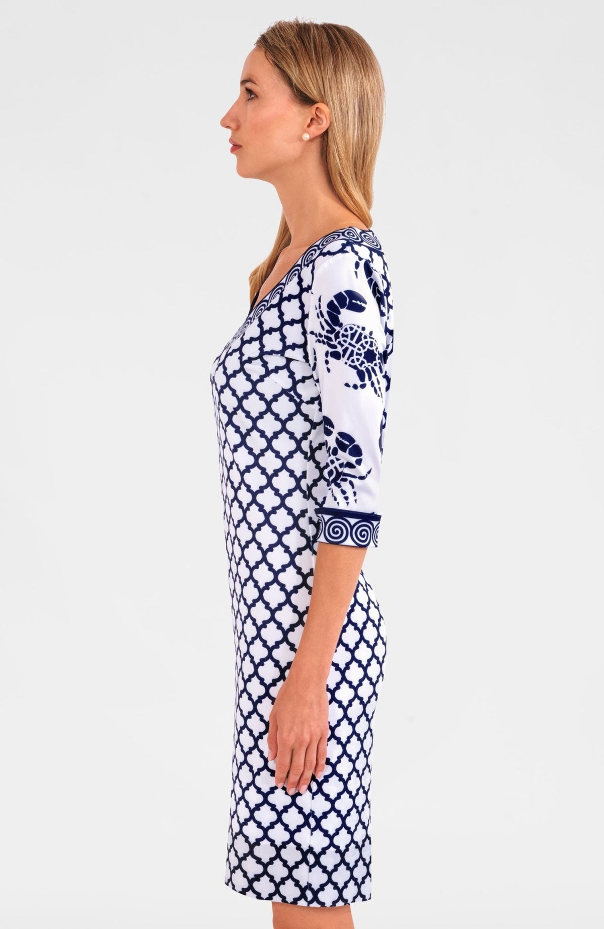 Crab Soup Dress Navy