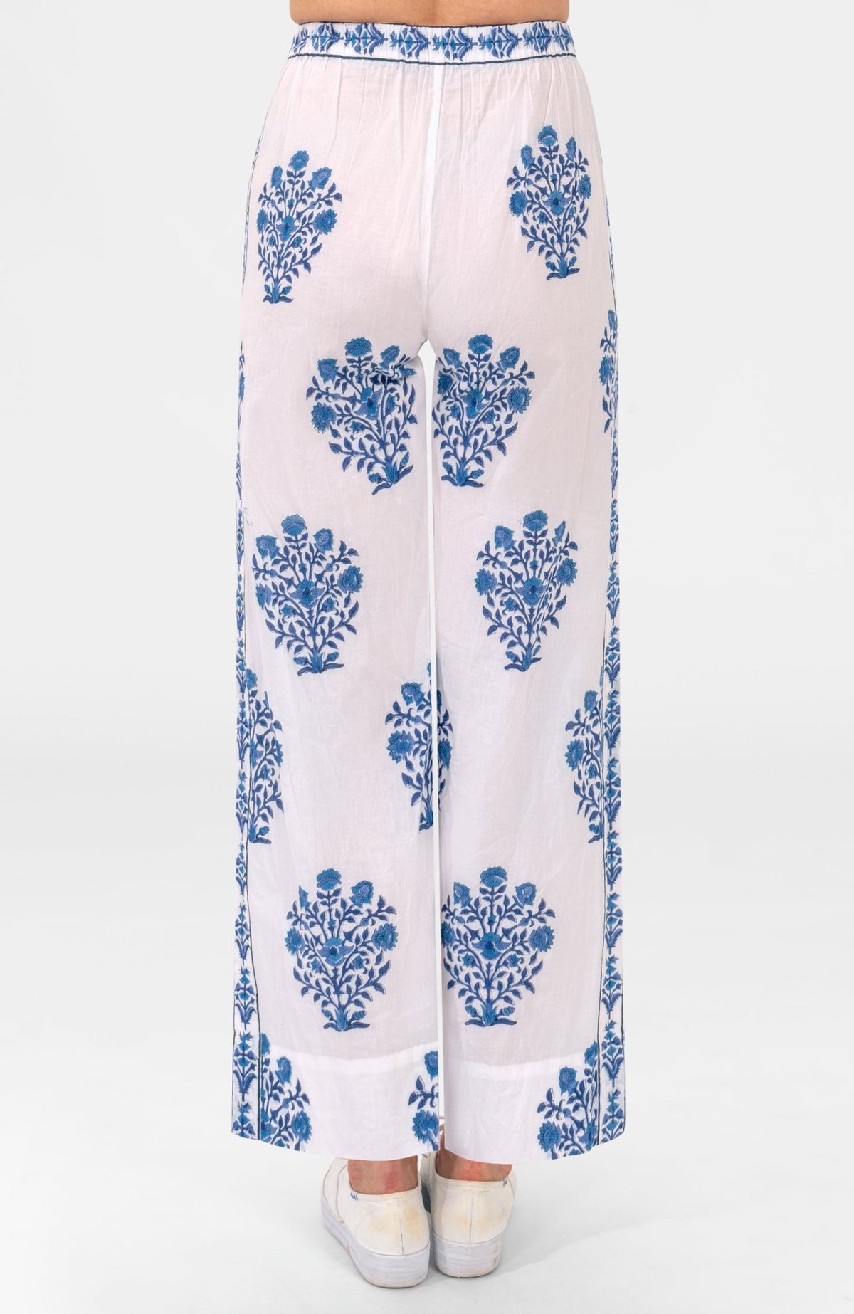 Crinkle Dimple Effortless Pant Blues