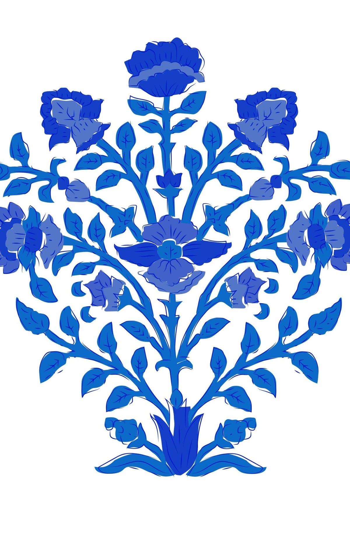 Crinkle Dimple Effortless Pant Blues