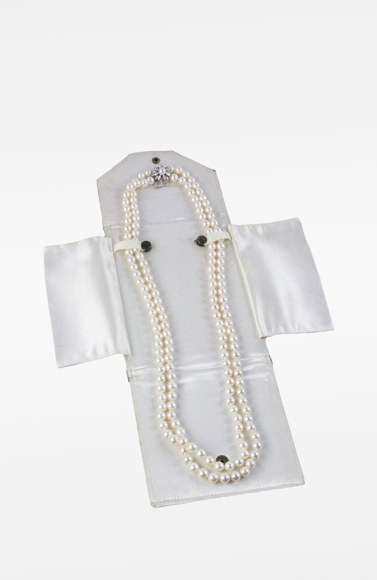 Cultured Pearl Necklace/Diamond Clasp