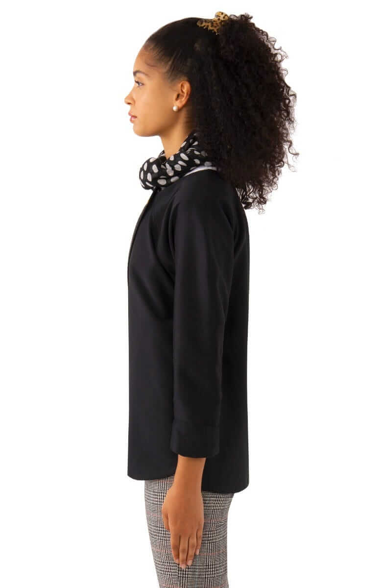 Curve Jacket - Boarding School - Final Sale Black