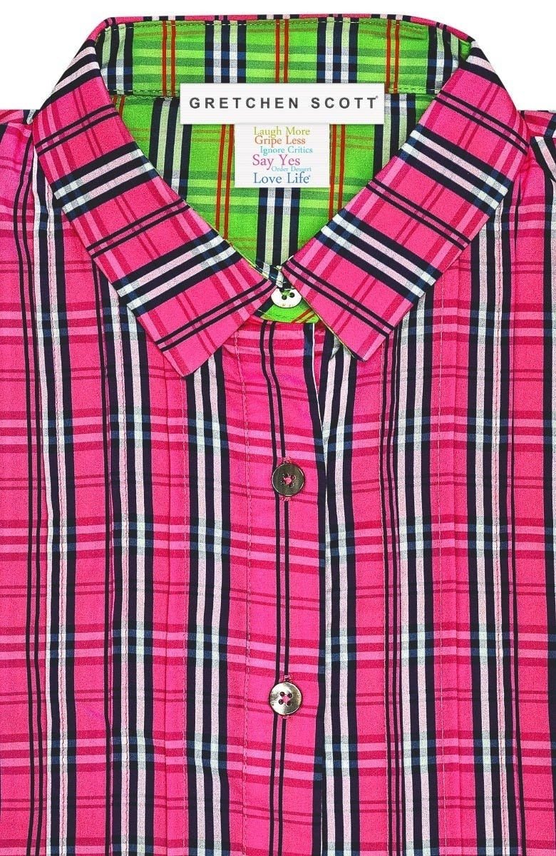 Damsel Dress Sunshine Plaid - Final Sale Pink