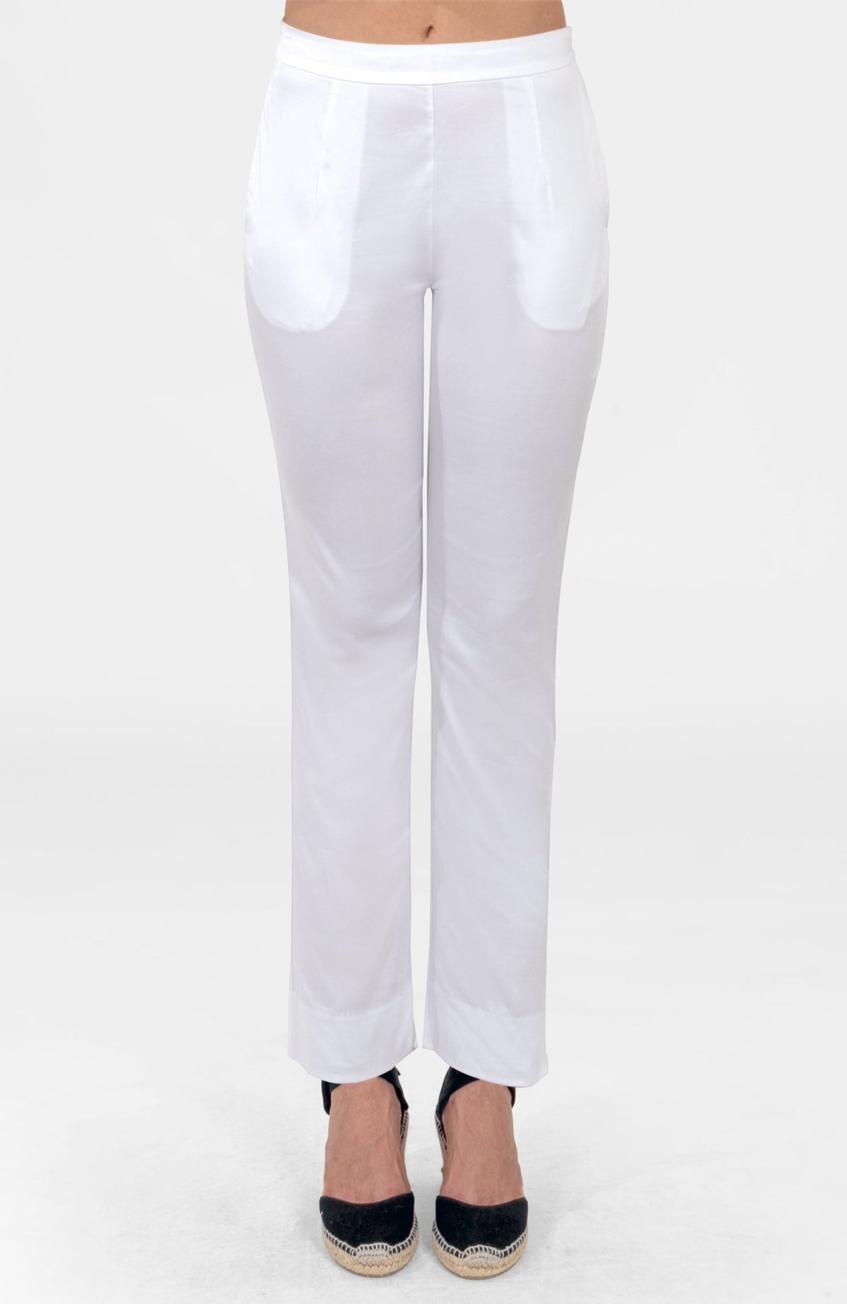Dapper Daisy Pants White