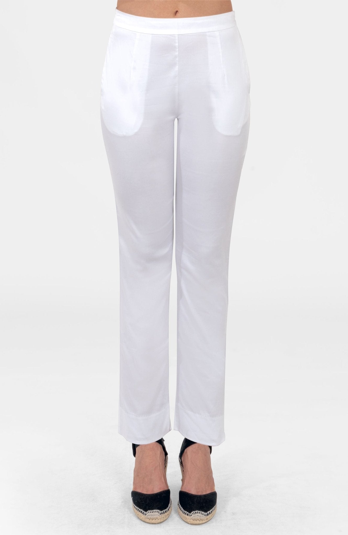 Dapper Daisy Pants White