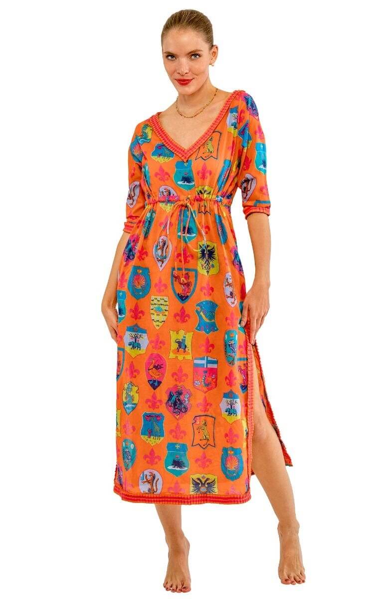 Surf&#39;s Up Dress - Siena Orange