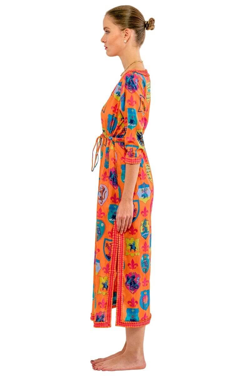 Surf&#39;s Up Dress - Siena Orange