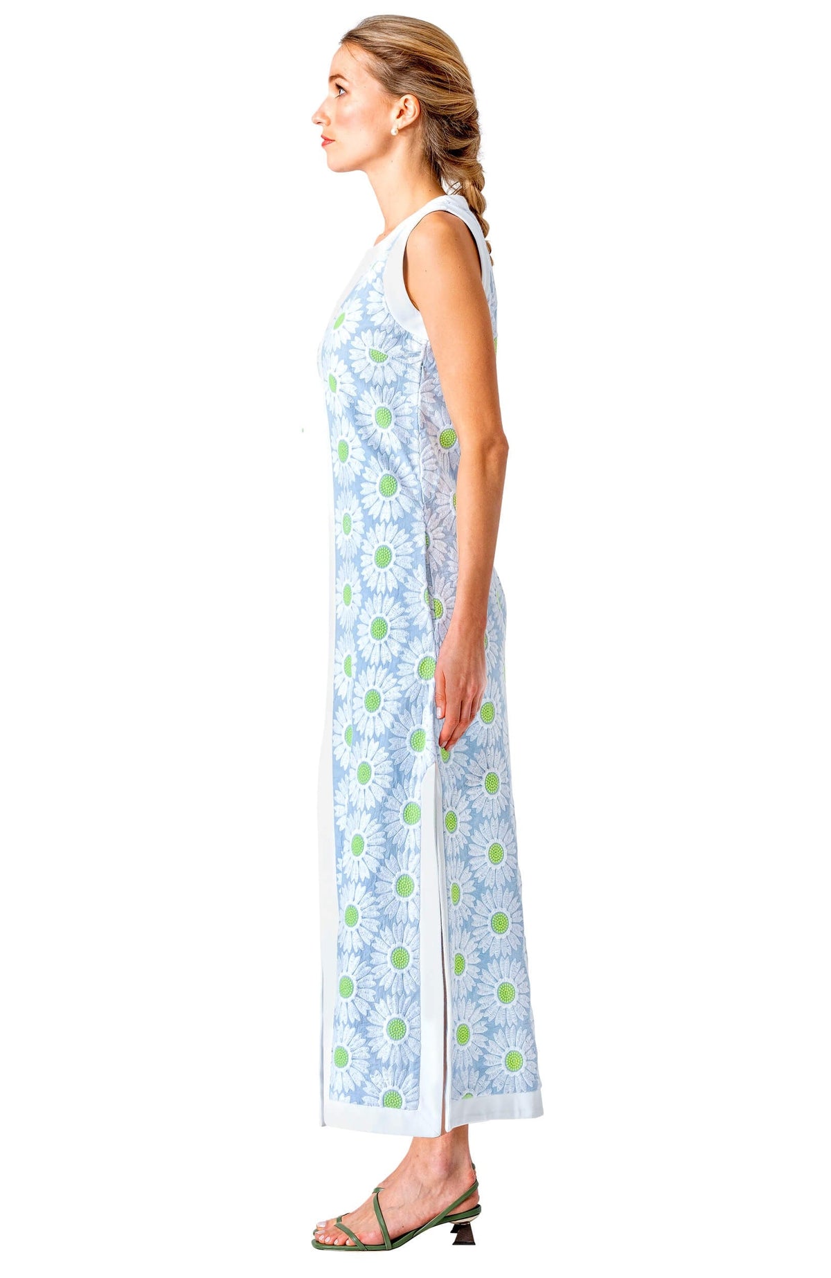 A Daisy Of A Dress (Pre-Order) Periwinkle Lime