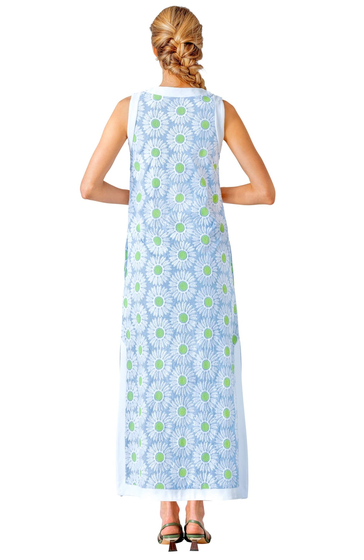 A Daisy Of A Dress (Pre-Order) Periwinkle Lime