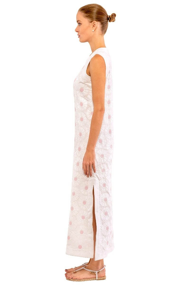 A Daisy of A Dress White Pink