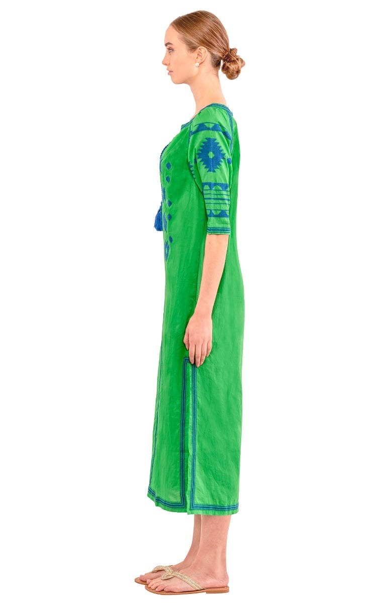 Montezuma Maxi Dress Green Blue