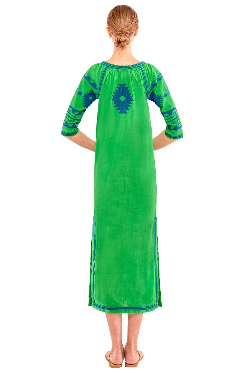 Montezuma Maxi Dress Green Blue