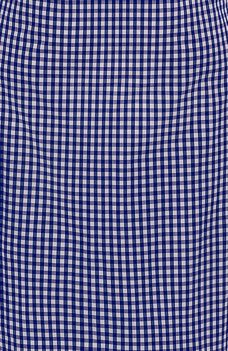 The Reef Caftan - Gingham Navy