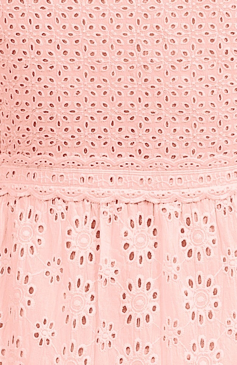 Eyelet Mary Weathered Midi/Maxi - La Di Da Pink