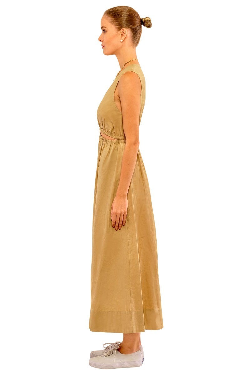 Hello Maxi Dress - Solid Khaki