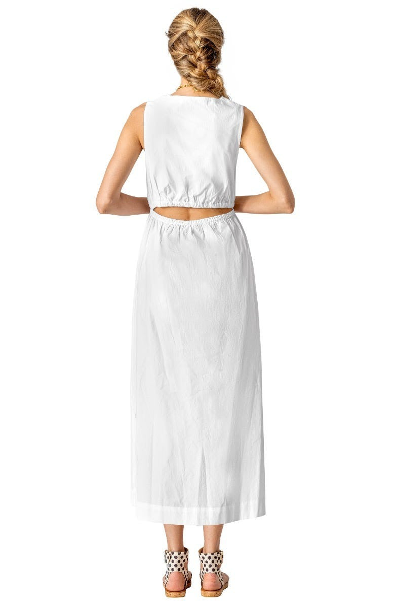 Hello Maxi Dress - Solid White