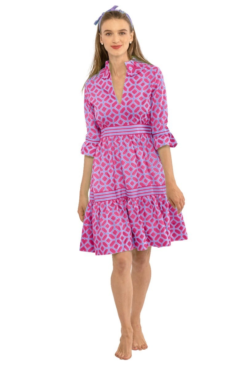 Hope Dress - Lucy In The Sky With Diamonds Coral Peri