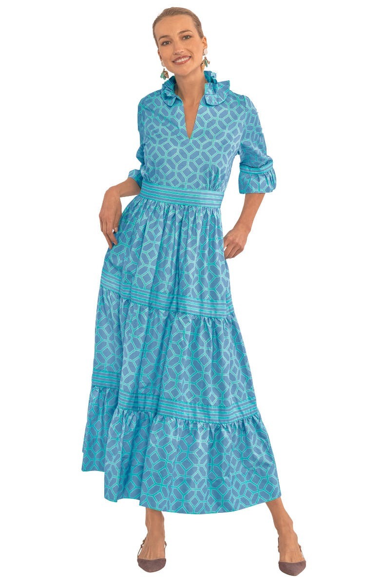 Hope Maxi Dress - Lucy In The Sky With Diamonds - Final Sale Periwinkle